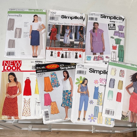 Seven Sewing Patterns - Picture 1 of 1